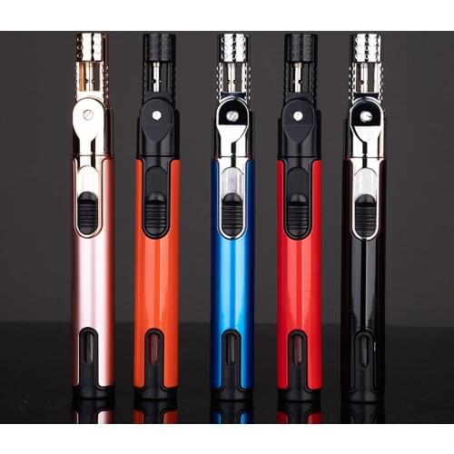 Gas Soldering Iron Auto-ignition with Hot Air Gun Flamethrower Multi-angle Change Welding Gun Spray Gun Welding Soldering Kit