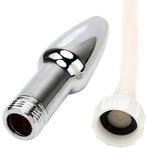 IKOKY Rectal Sprayer Sex Toys for Men Women Gay Anal Cleaner Tube Funnel Anal Shower Vagina Enema Plug Shower Erotic Toys