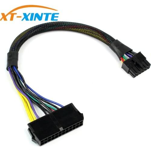 High Quality ATX 24 pin to 14 pin Adapter Cable Power Supply Cable Cord for Motherboard 18AWG Wire