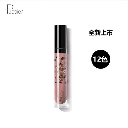 Pudaier 12 Colors Matte Liquid Lipstick Sexy Makeup Long Lasting Waterproof Lip Tint Nude Color Red Lipgloss Batom T1265