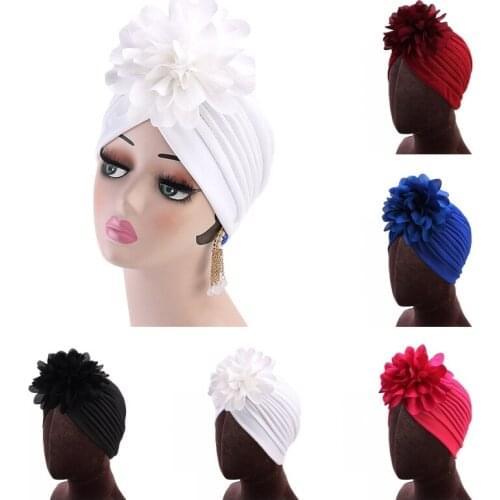 Fashion Ladies Headdress Accessories Dubai Ladies Banquet Hat Big Flower Party Cap Dress Matching Cap Temperament Baotou Hat