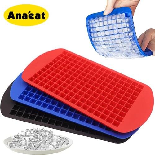 ANAEAT 160 Grids Silicone Tiny Ice Cube Trays Chocolate Mold Mould Kitchen Bar Ice Molds