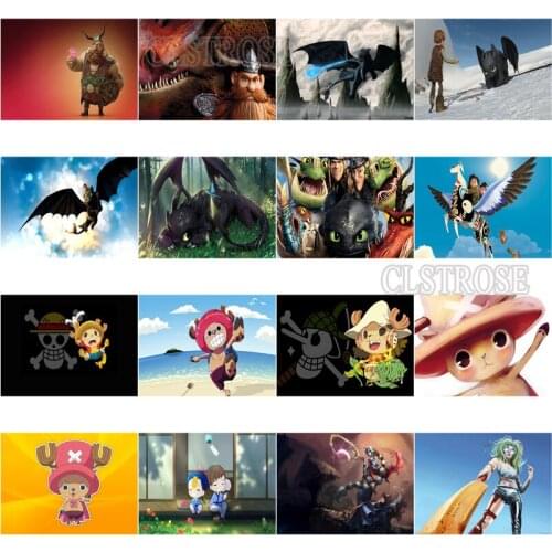 Teenage Bedroom Walls Are Decorated with Diamond Drawing Animation Cartoon Cute Characters with Warcraft Modern Style Background