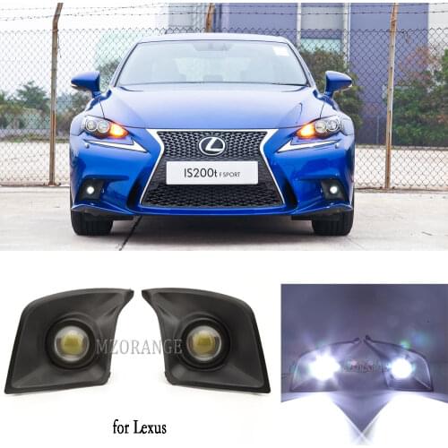 LED DRL Headlight for Lexus IS200T F-Sport IS250 IS300 IS350 LED Daytime Running Light Fog Lights Fog Light Front Fog Lamp