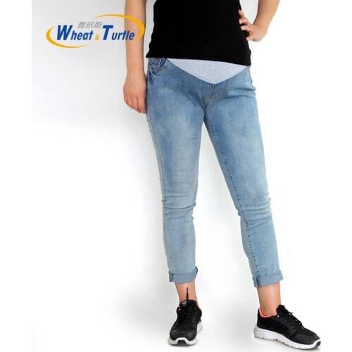 Wheat turtle Jeans For Pregnant Women