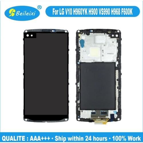 LCD Screen For LG V10 H900 VS990 H968 H961S H901 F600S RS987 H960 LCD Display Touch Screen Digitizer Assembly Replacement