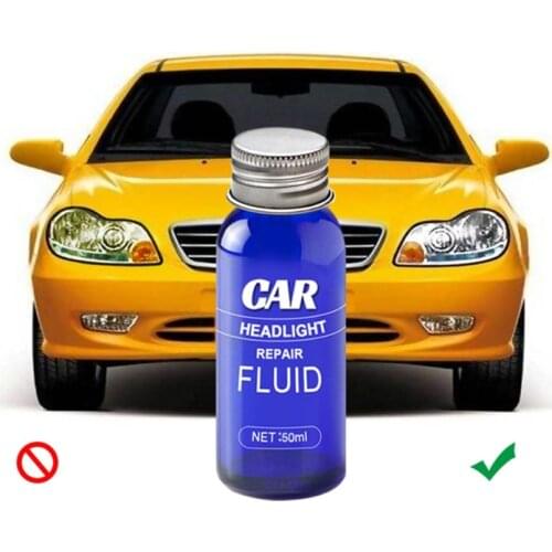 10/30/50ml Headlight Polishing Kit Fast UV Protection Cleaning Tool Set for Car Lights Surface Maintenance Repair X37F