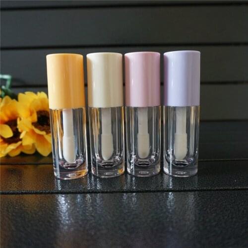 10/30/50pcs 6.5ml Empty Clear Lip Gloss Tubes Lip Glaze Big Doe Foot Wand Makeup DIY Cosmetic Lipstick Lip Oils Lip Balm Holder