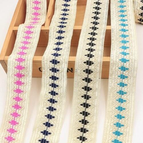 10yard 4.3cm double-color ripple lace for bedgowns lace fabric ribbon trim wedding decoration for home High quality Handicraft