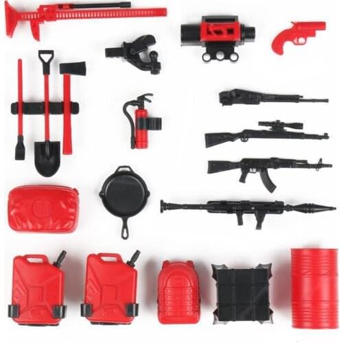 20PCS Decoration Tools for WPL B16 B36 C34 C24 RC Q65 4WD 6WD Car Spare Parts 1/16 RC Car Truck Parts