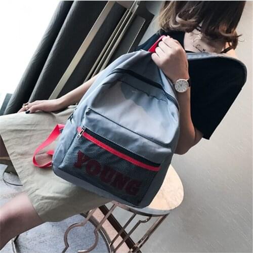 2020 Women Canvas Backpacks Ladies Shoulder School Bag Backpack Rucksack for Girls Travel Fashion Bag Bolsas Mochilas Sac A Dos