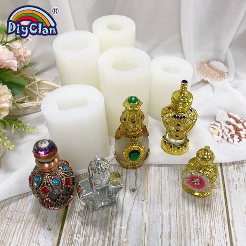 3D Chinese Retro Bottle Model Silicone Mold DIY Decoration Handmade Making Accessories Jewelry Tools Plaster Resin Mould