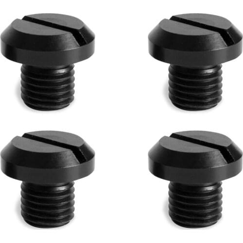 4 Pcs M10 x 1.25 Mirrors Hole Banking Plugs Motorcycle Mirror Accessories Aluminum CNC Screws for Yamaha MT-07 Suzuki BMW Honda