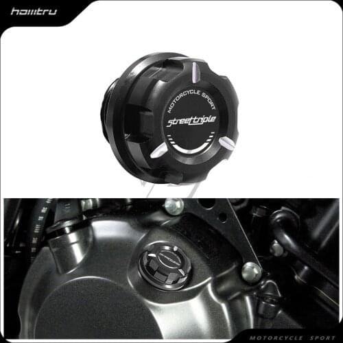 Motorcycle Accessories Engine Filler Oil Cap Case for Triumph Street Triple R From 2008