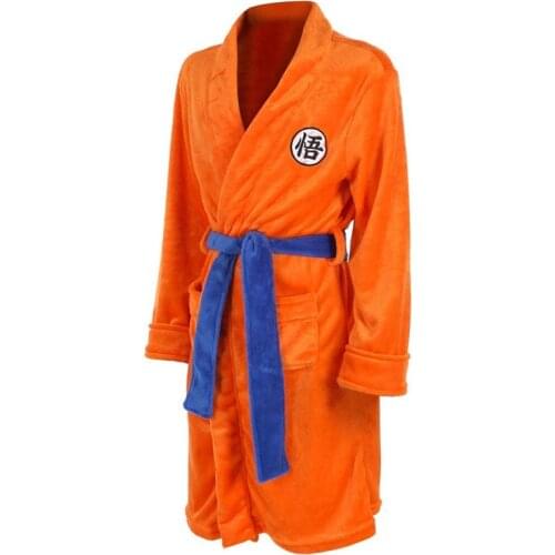 Anime goku Flannel Bathrobe Nightgown Cosplay Costume super Z Beerus Bath Robe Sleepwear Plush Robe Unisex Sleepwear Bath Towels
