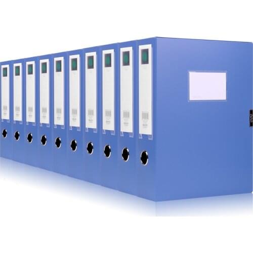 Large File Box 5604 A4 4-inch wide 7.5cm thick Office supplies learning stationery file folder organizer pvc bag portfolio