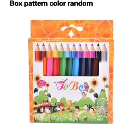 12 Colors Natural Wood Colorful Pencils For Drawing Pen Art Accessories Coloring Stationery School Tool Office Painting O3Q5