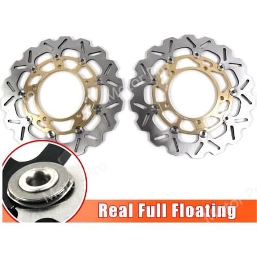 For Suzuki GSX F ABS 650 2008 - 2014 CNC Floating Disc Brake Rotor Disks GSX650F GSX-F650 2009 2010 2011 2012 2013 / GSX-F650