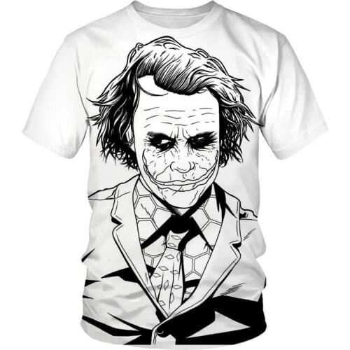 Joker Graphic T Shirts Men Clothing Streetwear Tee Camisetas Tops Camiseta Hombre Ropa Summer Camisa Masculina Verano Roupas