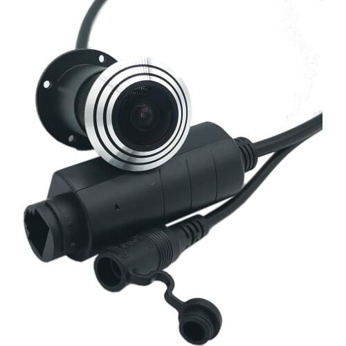 HD 1080P Fisheye Peephole POE IP Camera Mini Door Eye Hole Camera Onvif P2P Network Surveillance Ipc Webcam Security XMEYE ICSEE