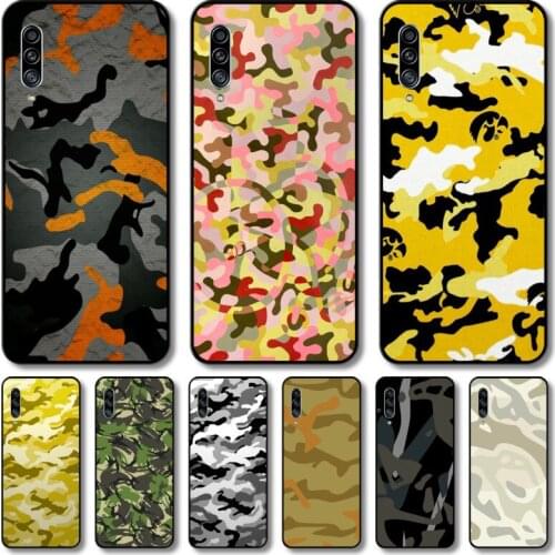 Camouflage Phone Case Hull For Samsung Galaxy M 10 20 21 31 30 60S 31S Black Shell Art Cell Cover TPU