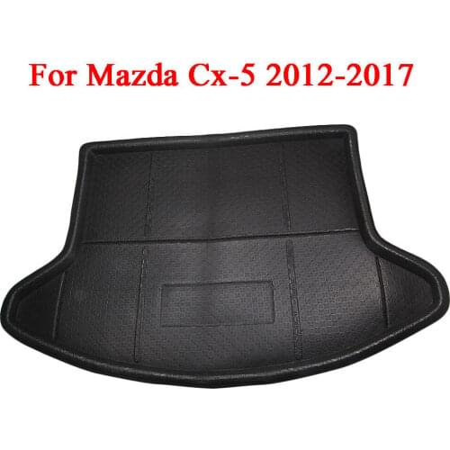 Fit For 2013 2014 2015 2016 Mazda Cx-5 Cx5 Car Boot Mat Rear Trunk Liner Cargo Floor Tray Protector Guard Black Accessories