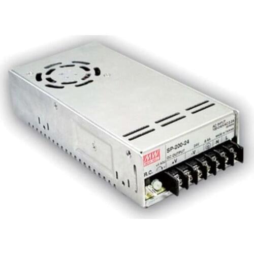 MeanWell 200W 16.7A 12V Single Output Switching Power Supply SP-200-12 CE UL TUV CB wholesale Built-in active PFC function