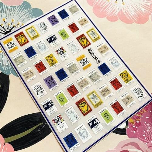 MG201207-02 Elegant woman abstract woman 3D Back glue Nail decal Nail sticker Nail decoration Nail art tool Nail ornament