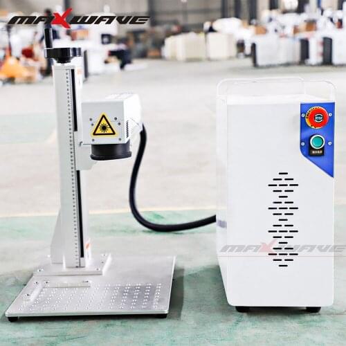 Worlds Supplier 2500usd for 20W 30W 50W Raycus fiber laser marking machine price with rotary