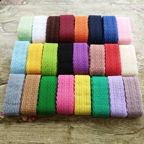 Multicolor 300 yards 45mm wide net embroidery lace ribbon lace Bilateral DIY jewelry, clothing, wedding, floral accessories