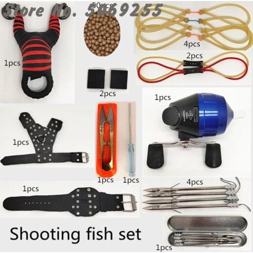 Powerful Multifunctional Shooting Slingshot Shooting Fishing Hunting Fishing Slingshot Shooting Fishing Professional Set 2020