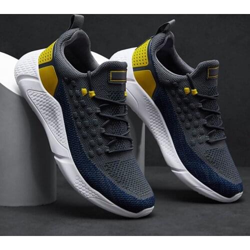 Sneakers Men 2021 Fashion Comfortable Running Shoes Mesh Breathable Casual Outdoor Sports Shoes Mens Gym Tennis Shoes Zapatillas