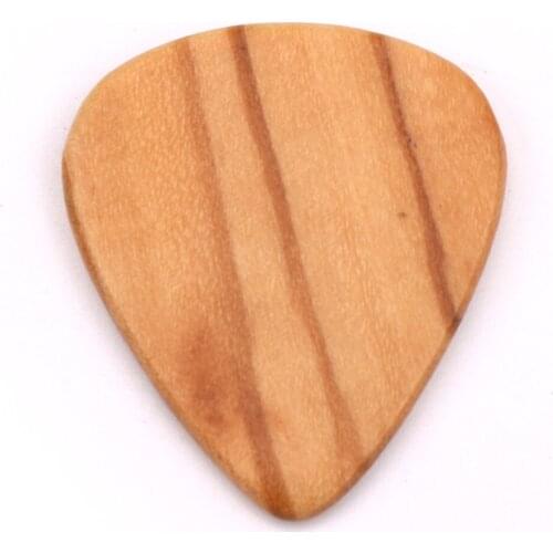 Olive Wood Guitar Pick Music Instruments Parts Collection Gifts 27x 32mm