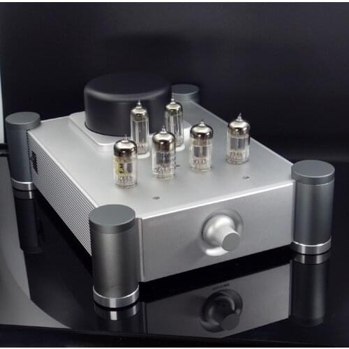 Latest Hetian Mas bile tube preamplifier 12AU7*2+12AX7*2+6Z2*2 tubes