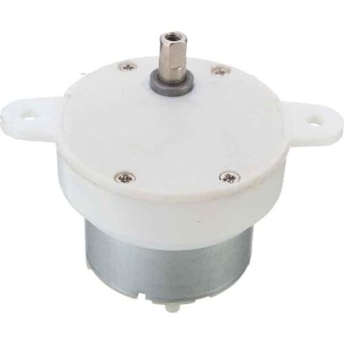 New Electric Micro Motor Gear DC 12V 3 RPM High Torque Cylinder Micro Motor Gearbox Slow Down Mute for DIY Jewelry Display