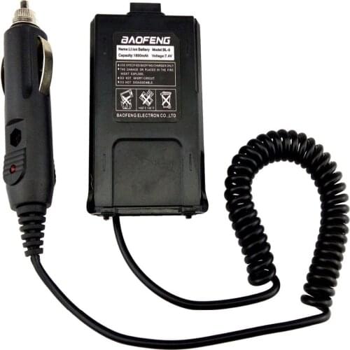 Original Baofeng Car Charger Battery Eliminator Adapter For UV-5R UV-5RB UV-5RA series Two Way radio Walkie Talkie Accessories U