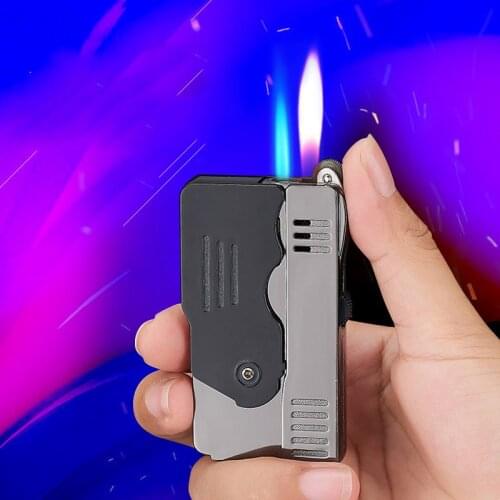 Spray Gun Turbo Gas Lighters Funny Unusual Creativity Personalise Cigarette Lighter Cigar Pipe Gadgets for Men Gift Lighters