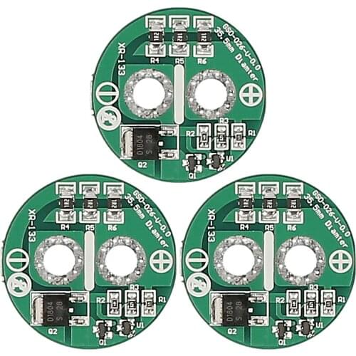 6Pcs 2.5V Super Farad Capacitor Protection Board Lithium Battery Protection Board Voltage Limiting Circuit Board