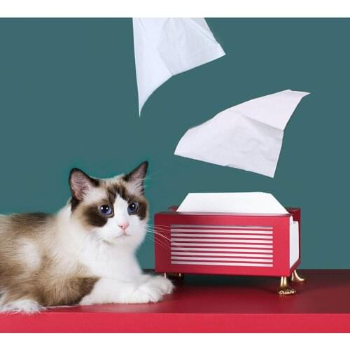 Simple iron Tissue Box Rectangle Paper Towel Holder Desktop Napkin Storage Container Kitchen Tissue Tray For Home Office 1pc