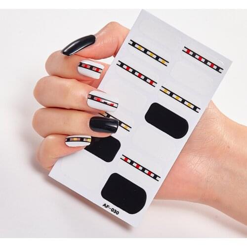 Self Adhesive Nail Sticker Nail Wraps DIY Nail Stickers Designer Full Cover Nail Stickers Nail Polish Nail Designs Nailart