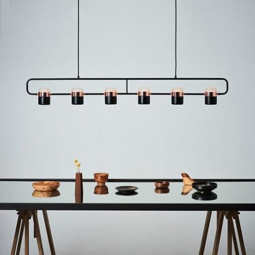 Branch-shaped led chandelier bar restaurant light Nordic simple modern hot pot restaurant creative personality tea shop lamps