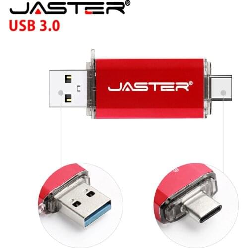 JASTER OTG Usb Stick Type C Pen Drive 128 GB 64 GB 32 GB 16 GB USB Flash Drive 3.0 Hoge Snelheid Pendrive voor Type-C Apparaat