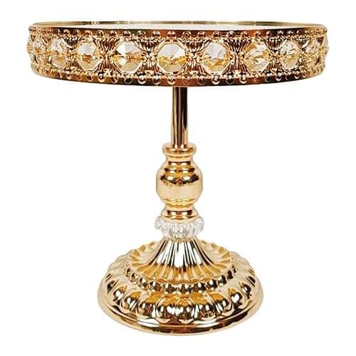 Gold Wedding Dessert Tray Cake Stand Cupcake Pan cake display table decoration Party mirror stand