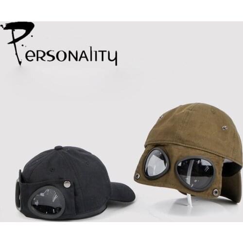 2020 NEW fashion cap women men hiking cap popular av-iator hat glasses cap mens eyes sunglasses baseball cap cool balaclava