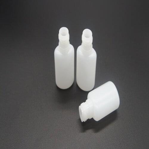 10ml White Plastic Gel Refillable Bottle With Brush Nail Polish Oil Bottle
