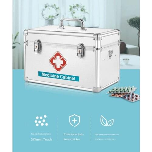 Home emergency medical kit large-capacity medicine box home packed with a full set of emergency medical treatment and collection