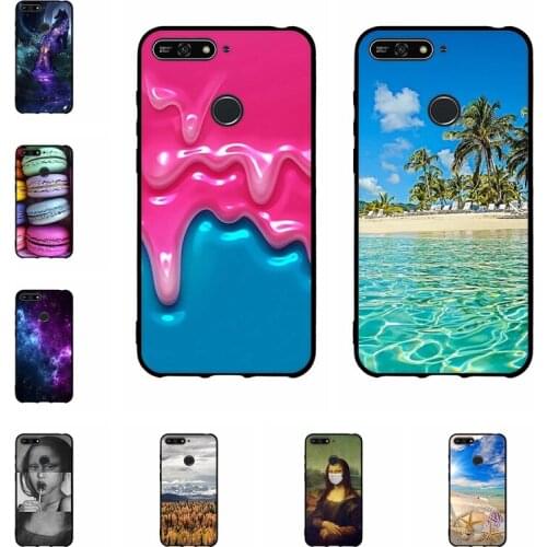 Case For Huawei Y6 2018 Cover Soft Silicone Back Shells Cover For Huawei Y6 Prime 2018 Coque Case Honor 7A Pro / Enjoy 8e Fundas