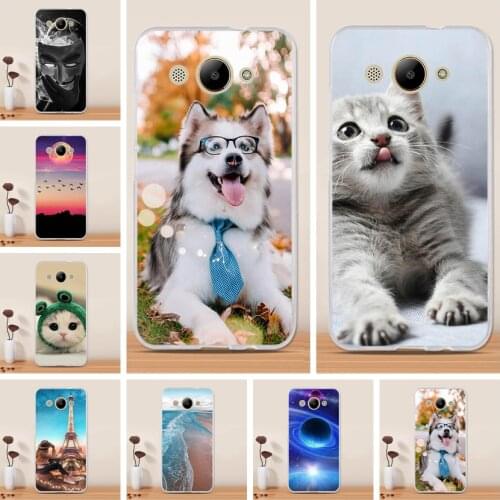 Phone Case For Huawei Y5 lite 2017 / Huawei Y3 2017 Case Cover Soft TPU Silicone Coque Capa Funda For Huawei Y3 2017 back Cover