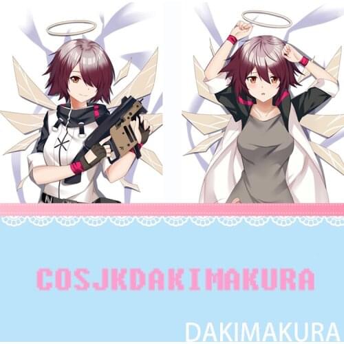 Arknights Exusiai Anime Gaming Dakimakura Sexy Girls Body Hugging Pillow Case Otaku Pillow Cover Cushion Cosplay Decoration Gift