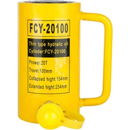 Long Type Hydraulic Cylinder FCY-20100 Hydraulic Jack with Output of 20T, work travel of 100mm